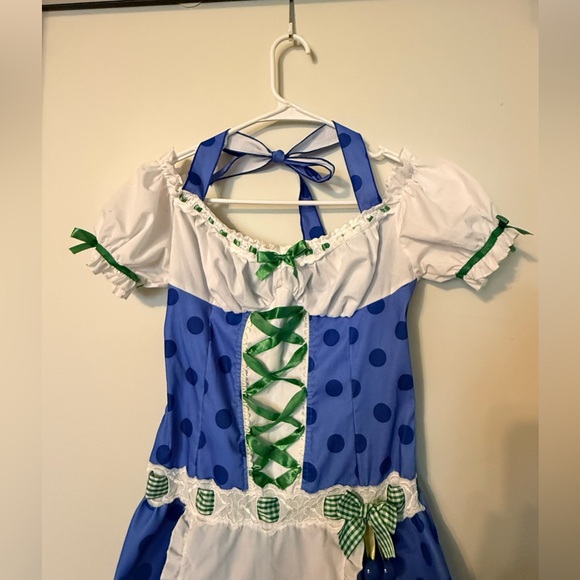 Vintage Leg Average Blueberry Muffin Costume Set Y2K Cosplay Rave Party Sz Small - Picture 4 of 16